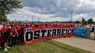 Österreichische Fans in Düsseldorf