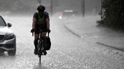 Schwere Gewitter und Starkregen über Nordrhein-Westfalen