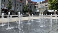 zu sehen ist ein Springbrunnen