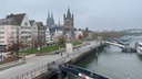 Die neue Promenade am Rheinufer in Köln