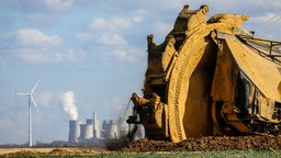 Schaufelradbagger im RWE Braunkohletagebau Garzweiler, Erkelenz