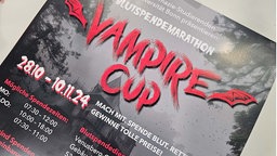 Es wird Blut gespendet am Vampire-Cup 2024.