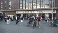 zu sehen ist der Düsseldorfer Hauptbahnhof