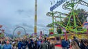 Die Düsseldorfer Rheinkirmes am Eröffnungstag