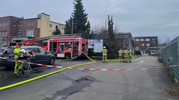 Ort der Explosion in Rodenkirchen