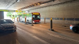 Bauarbeiten am Rathaustunnel in Lüdenscheid