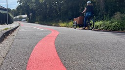 Fahrradstraße auf den Steinen in Bonn