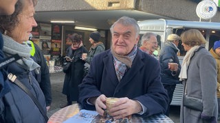 Innenminister Herbert Reul am Ebertplatz