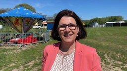 Die Marktleiterin Kathrin Krumbach