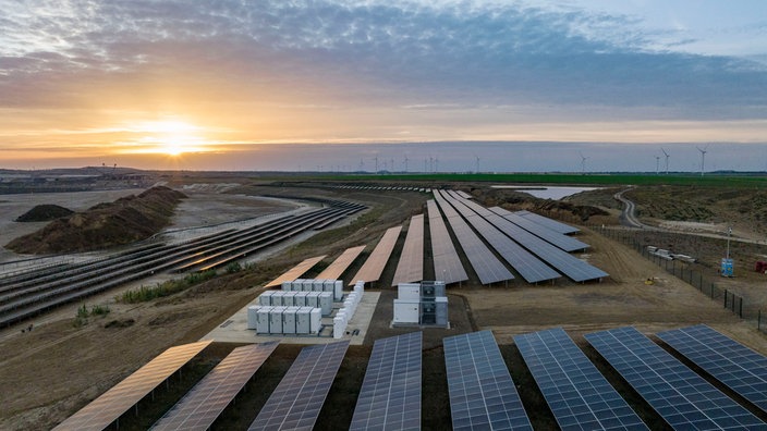 Solarpark am Tagebau