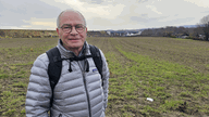 Günther Lummerich auf seinem Aussichtspunkt