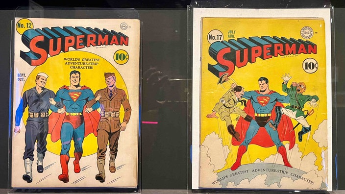 Zwei alte Superman Comics