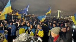 Solidaritätsdemo Ukraine-Krieg in Köln