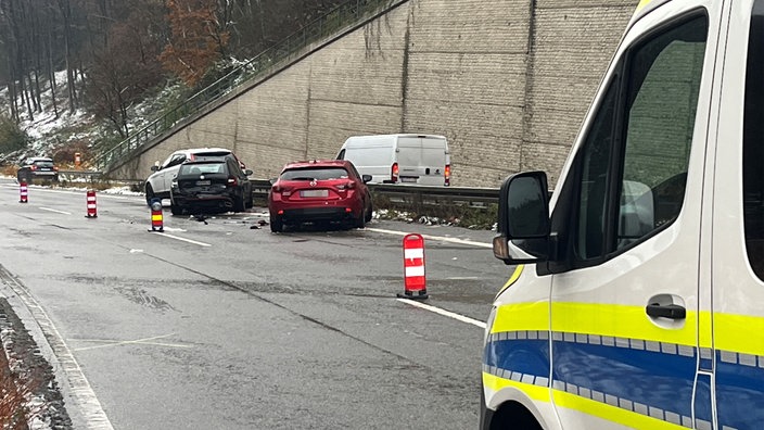 Stau auf der Autobahn