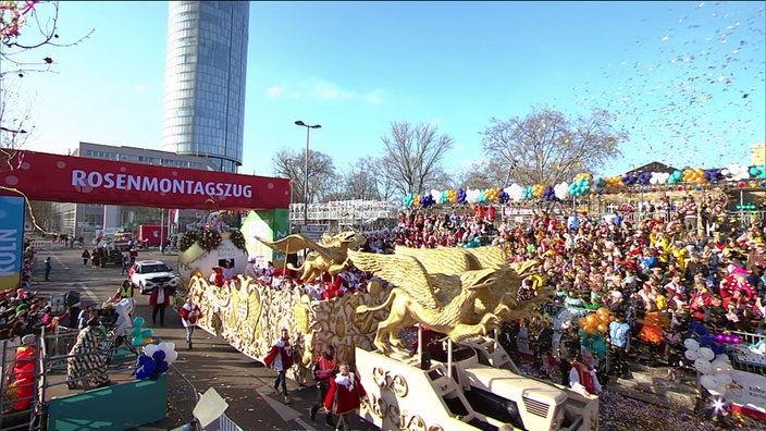 Der Rosenmontagsumzug in Köln