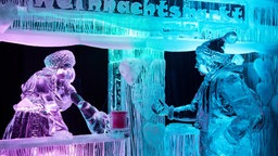 Eisskulpturen-Spektakel in Oberhausen 