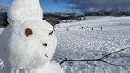 gebauter Schneemann in NRW