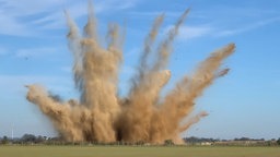 Sprengung der Weltkriegsbombe in Erkelenz