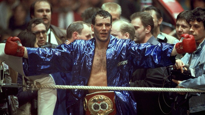 Profiboxer Henry Maske, 20.3.1993 Weltmeisterschaft, Düsseldorf