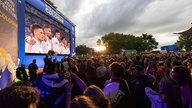 Fans beim Public Viewing in Köln