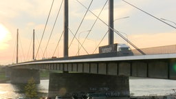 Die Theodor-Heuss-Brücke 