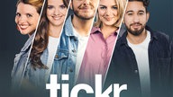 Die vier Hosts von tickr