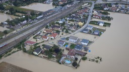 Hochwasser in Österreich, St. Pölten