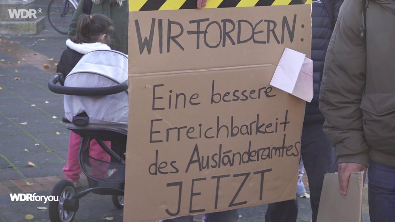 Demo vor dem Ausländeramt