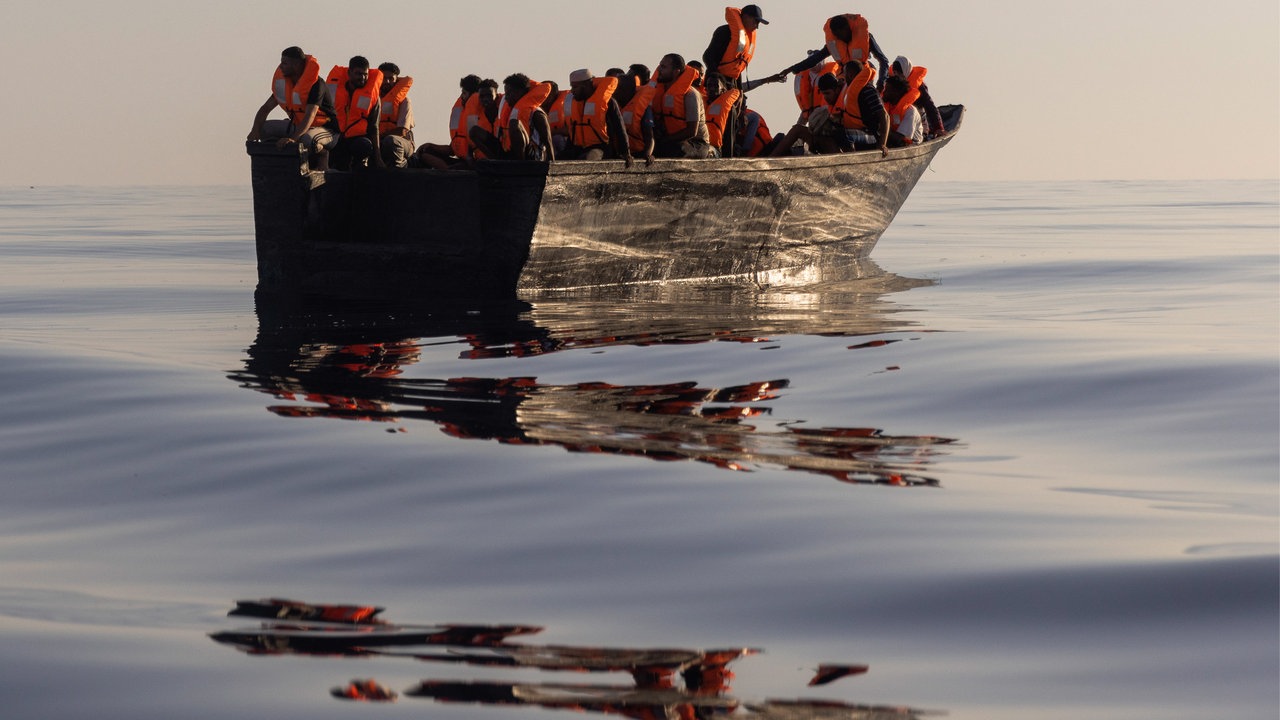 Geflüchtete auf Lampedusa