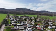 Campingplatz in Lüdge von oben