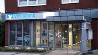 Eine Volksbank-Filiale in Haltern-Sythen