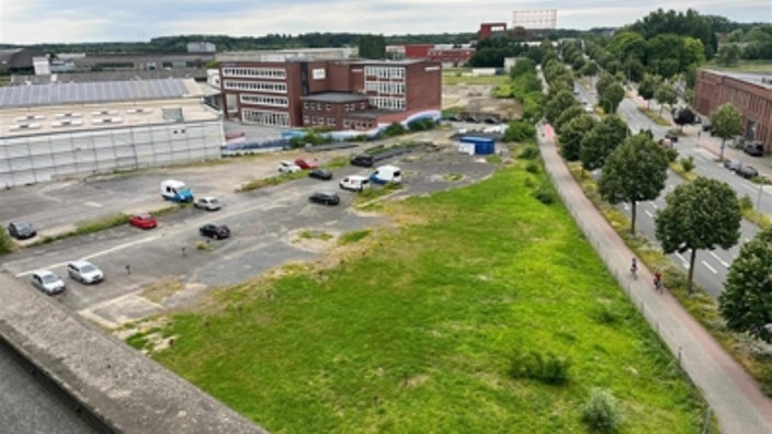 Auf dem Grundstück Kiesekamps Mühle soll das neue Stadthaus entstehen