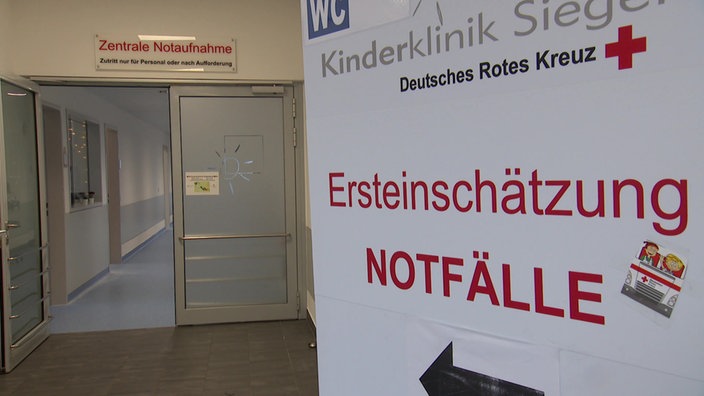 Notaufnahme in der DRK-Kinderklinik Siegen