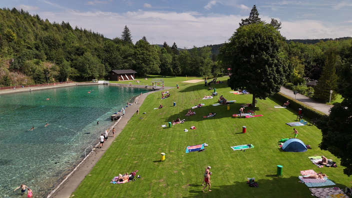 Das Freibad in Brilon Gudenhagen