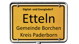 Ortsschild Etteln Gemeinde Borchen