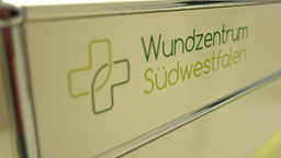 Schild "Wundzentrum Südwestfalen"