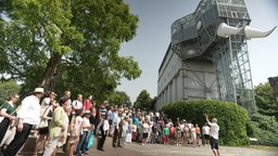 Der WDR Rundfunkchor beim Flashmob 