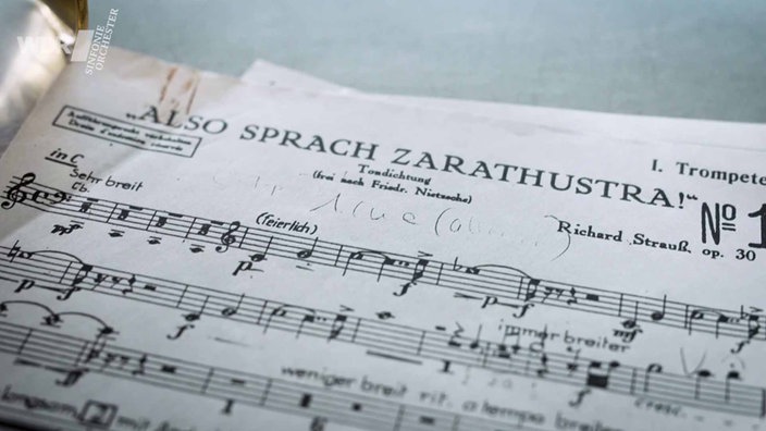 Notenblatt "Also sprach Zarathustra"