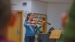 Impressionen vom Probenbesuch einer Grundschulklasse beim WDR Sinfonieorchester