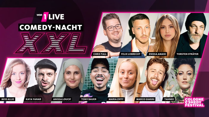 Comedy-Nächte XXL 2024 Line Up