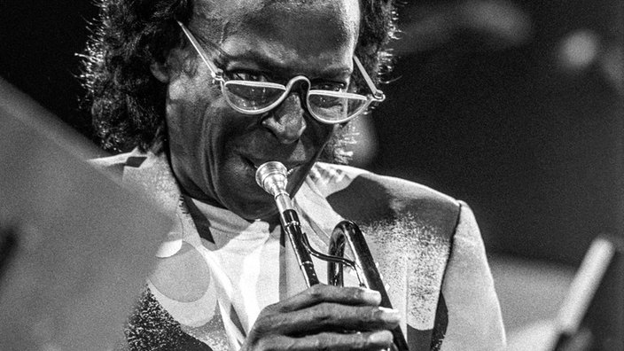 Miles Davis auf der Bühne