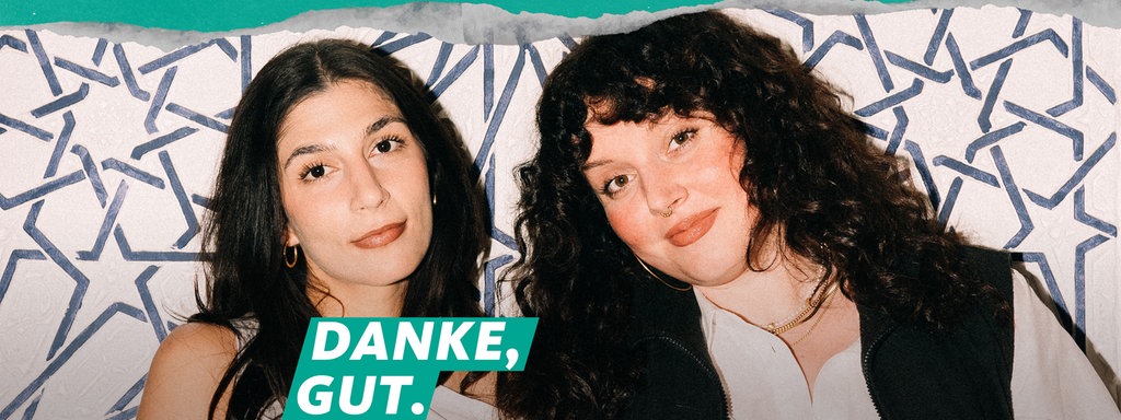 Danke, gut:  Samantha Eiding über den Suizid ihrer Mutter - Samantha Eiding und Miriam Davoudvandi gemeinsam auf dem Podcastcover