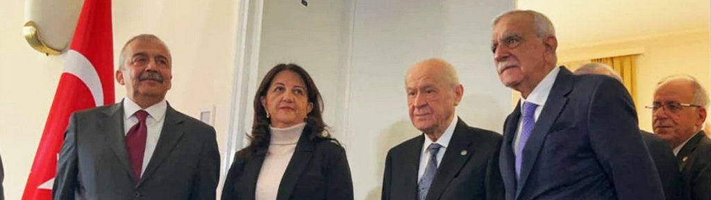 Delegation der DEM Partei trifft sich mit dem MHP-Parteivorsitzenden Devlet Bahceli