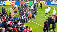 12.06.2024, Fußball, Vorbereitung auf die UEFA Euro 2024, Training Türkei, Die Mannschaft beim öffentlichen Training. 