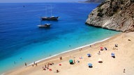 Strand in Antalya, Türkei