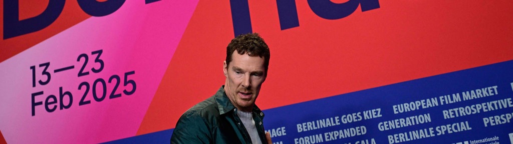 Benedict Cumberbatch während der Pressekonferenz bei der Berlinale 2025