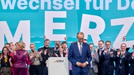 Friedrich Merz beim CDU-Parteitag in Berlin am 03. Februar 2025