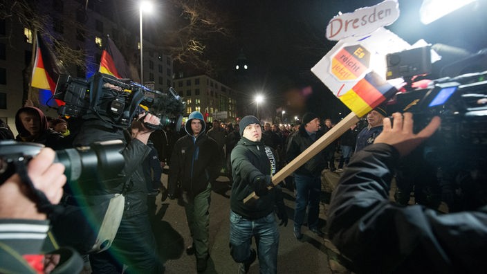 Demonstracije desnoradikalne Pegide u Drezdenu 2018