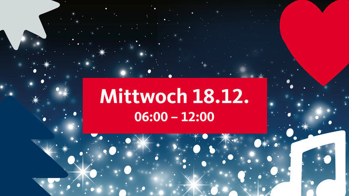 WDR 2, Weihnachtswunder, Relive, Mittwoch, 6-12