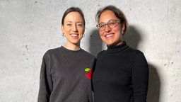 Carina Raddatz und WDR 2 Moderatorin Katharina te Uhle